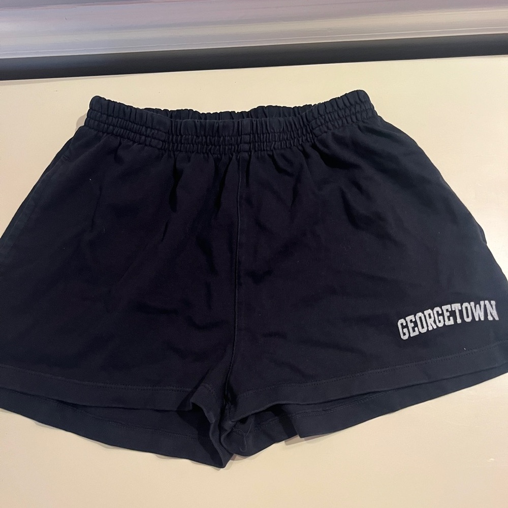 Brandy Melville navy Georgetown shorts